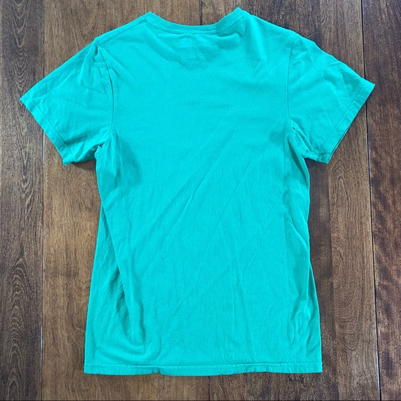 Mens Adidas The Go-To Tee t-shirt green yellow small - Picture 5 of 6
